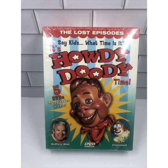 Its Howdy Doody Time (DVD, 2004, 5-Disc Set) The Lost Episodes. New sealed - Picture 1 of 7